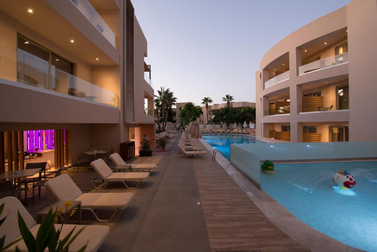 Cactus Beach Hotel Stalida Bagian luar foto